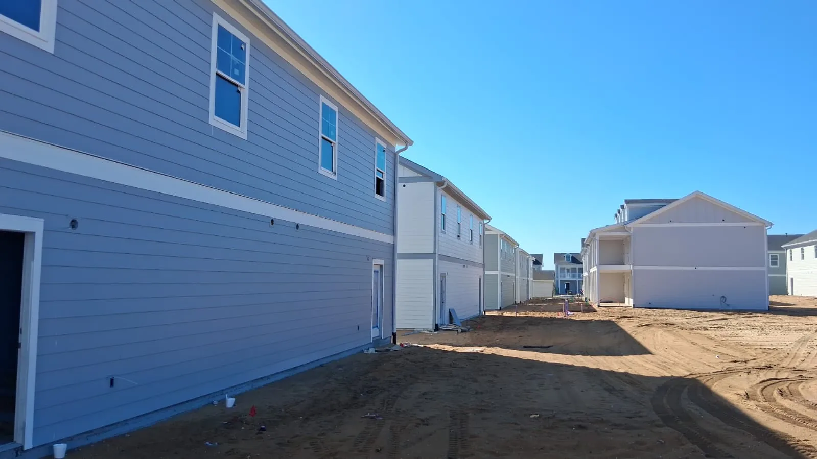 Completed exterior painting project